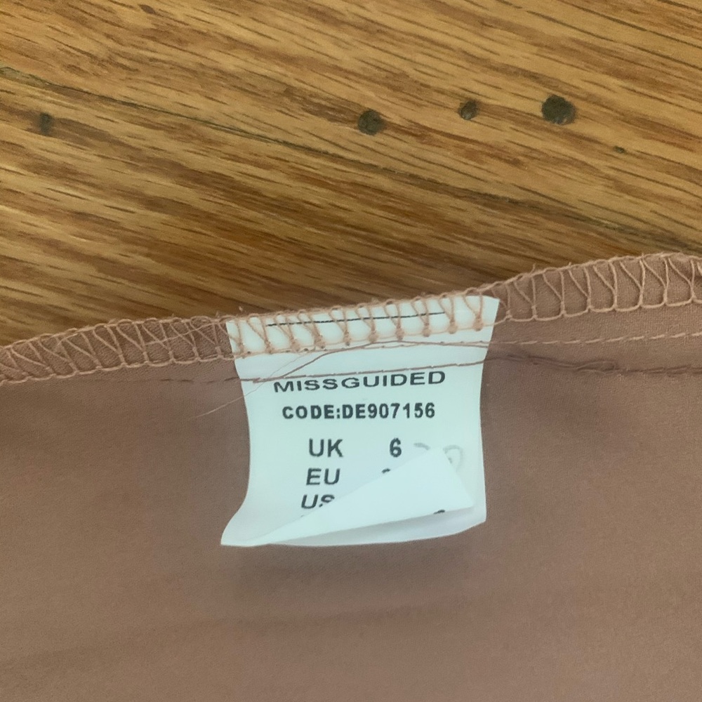 Carli Bybel x Missguided Rose Gold Pink Slip Dress - Picture 11 of 14